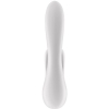 Satisfyer Double Flex G-Spot & Clitoris Flexible White Rabbit With App Control