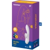 Satisfyer Double Flex G-Spot & Clitoris Flexible White Rabbit With App Control