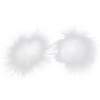 Cherry Banana You're My Angel White Fluffy Nipple Pasties 2 Pack