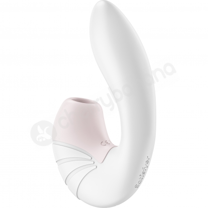 Satisfyer Supernova White Air Pressure Wave Clit Stimulation & G-Spot Vibrator