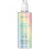 Wicked Simply Aqua Vegan Water Based Lubricant Pride Special Edition 120ml