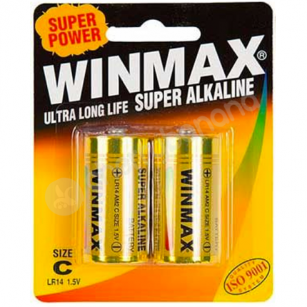 Winmax C Super Alkaline Sex Toy Batteries 2 Pack Winmax C Super Alkaline Sex Toy Batteries 2 Pack