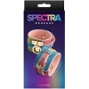 Spectra Bondage Rainbow & Gold Wrist Cuffs