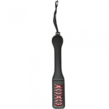 Sex & Mischief XOXO Black Spanking 12" Paddle