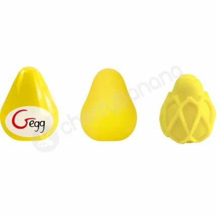 Gvibe Gegg Yellow Super Stretchy Pocket Masturbator Gvibe Gegg Yellow Super Stretchy Pocket Masturbator