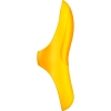 Satisfyer Teaser Yellow Silicone USB Rechargeable Finger Vibrator