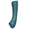 Zalo Queen Jewel Green G-spot Pulse Wave Vibrator with Suction Sleeve