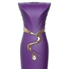 Zalo Queen Twilight Purple G-spot Pulse Wave Vibrator with Suction Sleeve