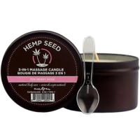 Earthly Body Zen Berry Rose Hemp Seed 3-in-1 Massage Candle 