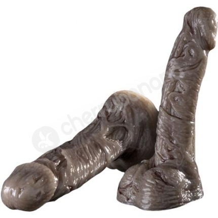 Fleshlight Freaks Zombie Brown Silicone 8" Dildo