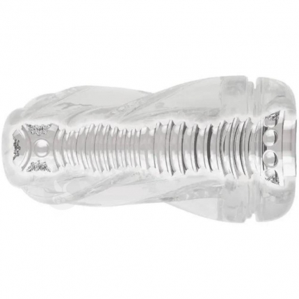 Zero Tolerance Twist Clear Squishy & Pliable Intense Self-Pleasure Stroker
