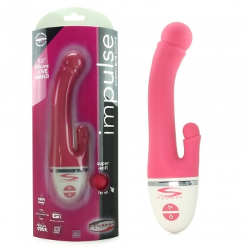 Elite Silicone Impulse Pink Vibrator
