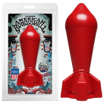 American Bombshell Shock Wave Red Butt Plug