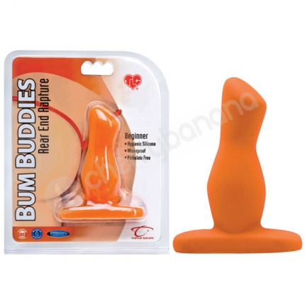 Bum Buddies Rear End Rapture Beginner Orange Butt Plug Bum Buddies Rear End Rapture Beginner Orange Butt Plug