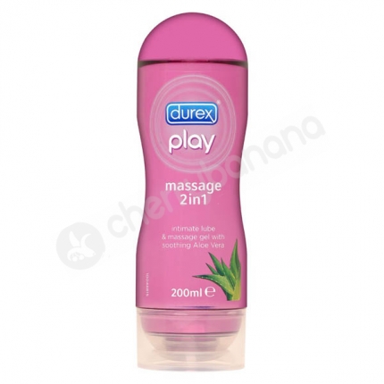 Durex Play Massage 2in1 Aloe Vera Gel & Lubricant 200ml Durex Play Massage 2in1 Aloe Vera Gel & Lubricant 200ml