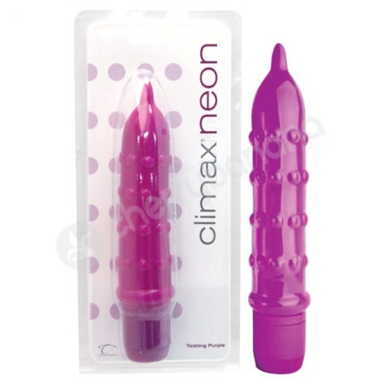 Climax Neon Tickling Purple Vibrator