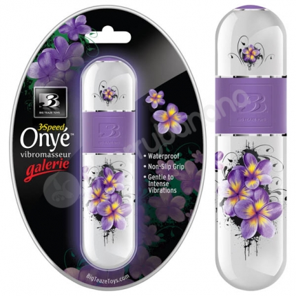 B3 Onye Galerie White Floral Vibrator