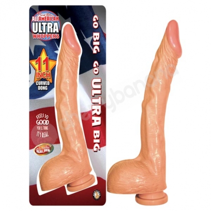 All American Ultra Whoppers 11 Inch Flesh Dildo