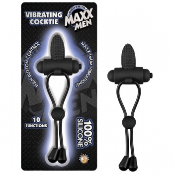 Maxx Men Black Vibrating Cocktie