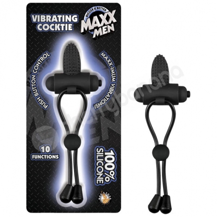Maxx Men Black Vibrating Cocktie