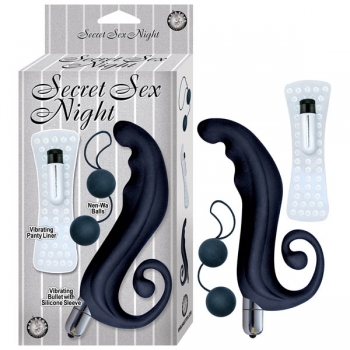 Secret Sex Night Black Sex Toy Kit