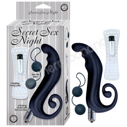 Secret Sex Night Black Sex Toy Kit