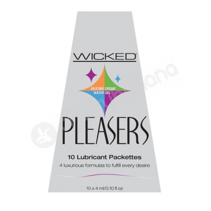 Wicked Pleasers Lubricant Packettes 10 Pack