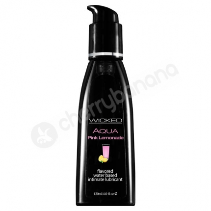 Wicked Aqua Pink Lemonade Lubricant 120ml Wicked Aqua Pink Lemonade Lubricant 120ml