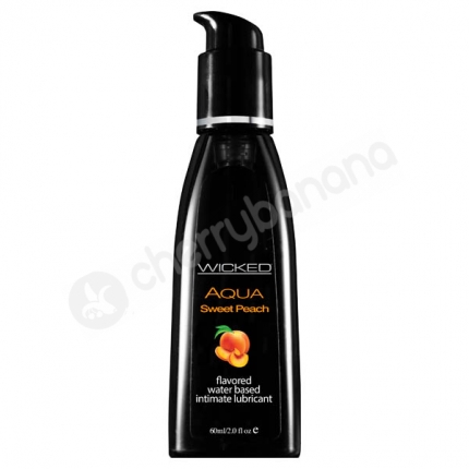 Wicked Aqua Sweet Peach Lubricant 60ml