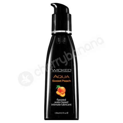 Wicked Aqua Sweet Peach Lubricant 120ml Wicked Aqua Sweet Peach Lubricant 120ml