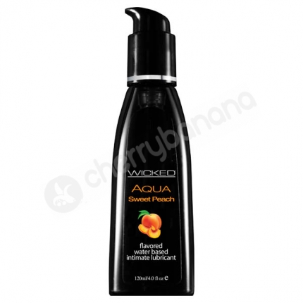 Wicked Aqua Sweet Peach Lubricant 120ml