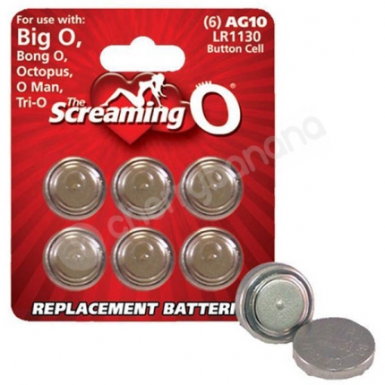 The Screaming O AG10 Batteries 6 Pack
