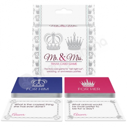 Mr. & Mrs. Trivia Card Game Mr. & Mrs. Trivia Card Game