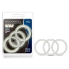 Performance VS3 Pure Premium Silicone White Cock Rings Large 3 Pack