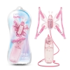 Play With Me Pink Strap-On Petite Butterfly Vibrator