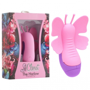 The Harlow Flutterfly Pink Vibrator