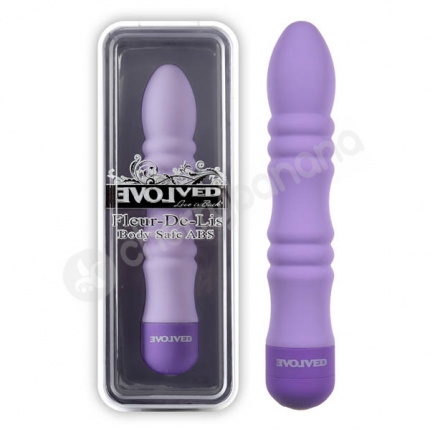 Fleur De Lis Desire Purple Vibrator