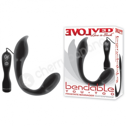 Bendable You Too Black Prostate Massager