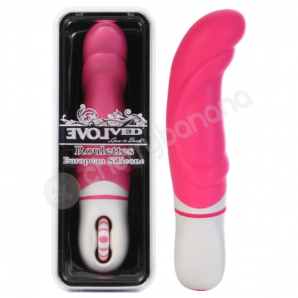 Silicone Roulette Croupier Pink Vibrator