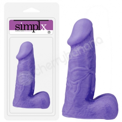 Simplx Purple 5" Realistic Dong