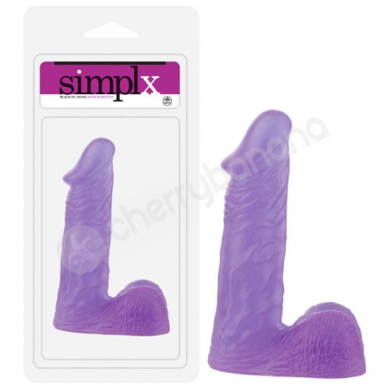Simplx Purple 6" Realistic Dong