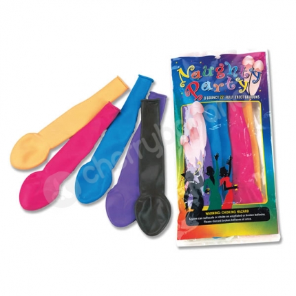 Naughty Party Penis Balloons 8 Pack