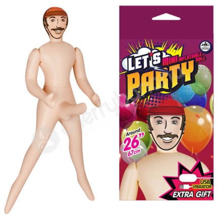 Let's Party Wooly Mini Inflatable Love Doll
