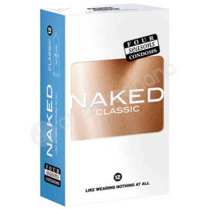 Four Seasons Naked Classic Regular Condoms 12 Pack