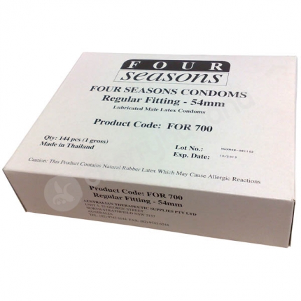 Four Seasons Regular Condoms 144 Pack Four Seasons Regular Condoms 144 Pack