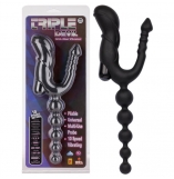 Triple Devil Black Vibrator