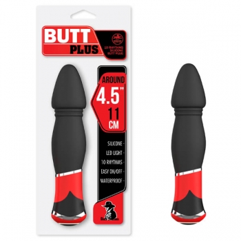 Butt Plus Black Tapered Anal Vibrator