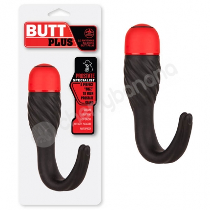 Butt Plus Black Swirled Vibrating Prostate Massager