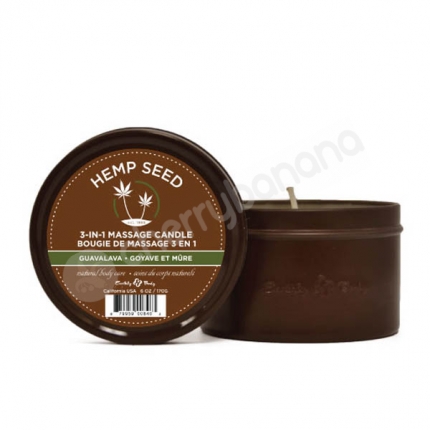 Hemp Seed Guavalava 3-in-1 Massage Candle 170g
