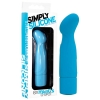 Simply Silicone 8 X Midi G's Blue G-spot Vibrator